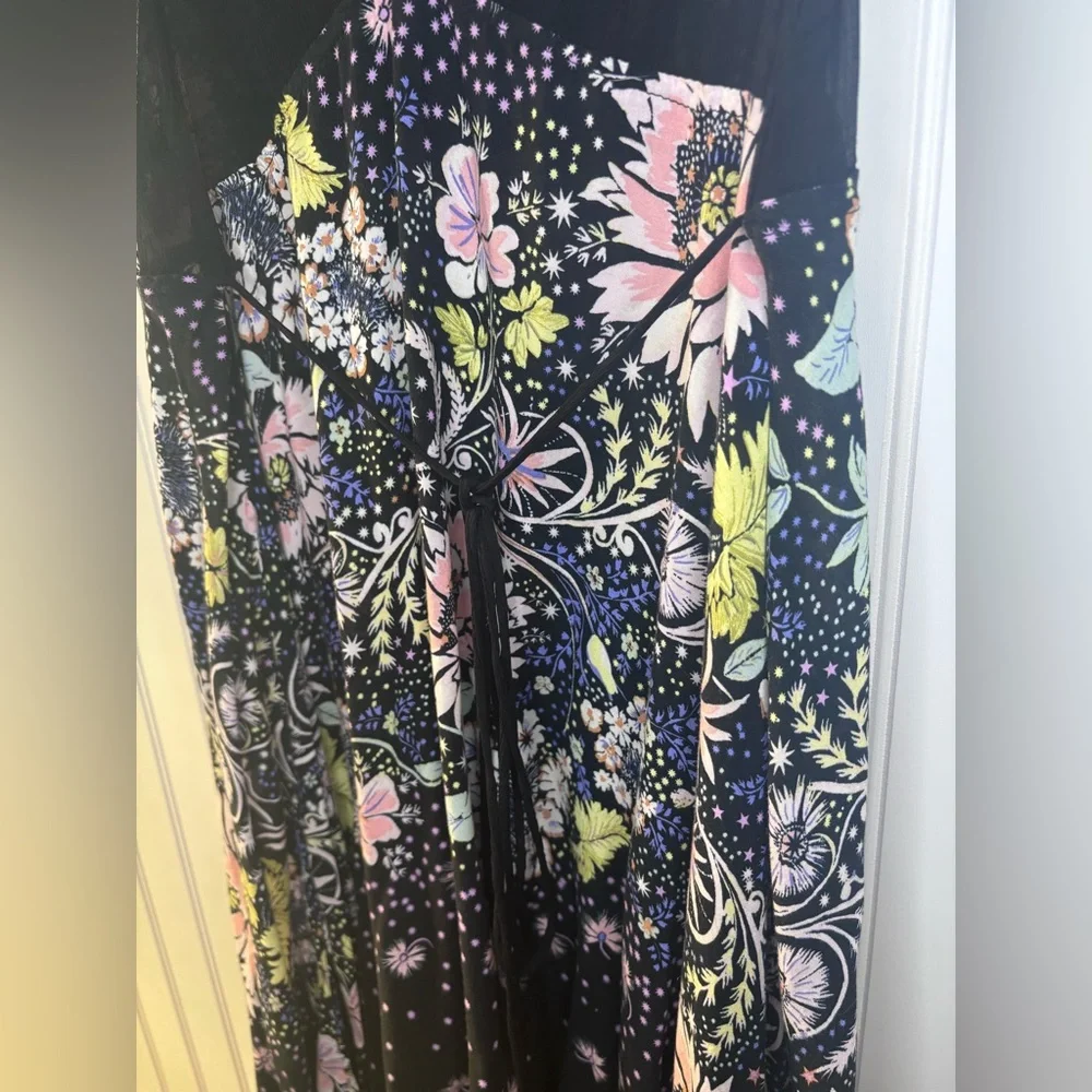 Free People Longwood Printed Slip Dress Sz XS - Picture 6 of 7